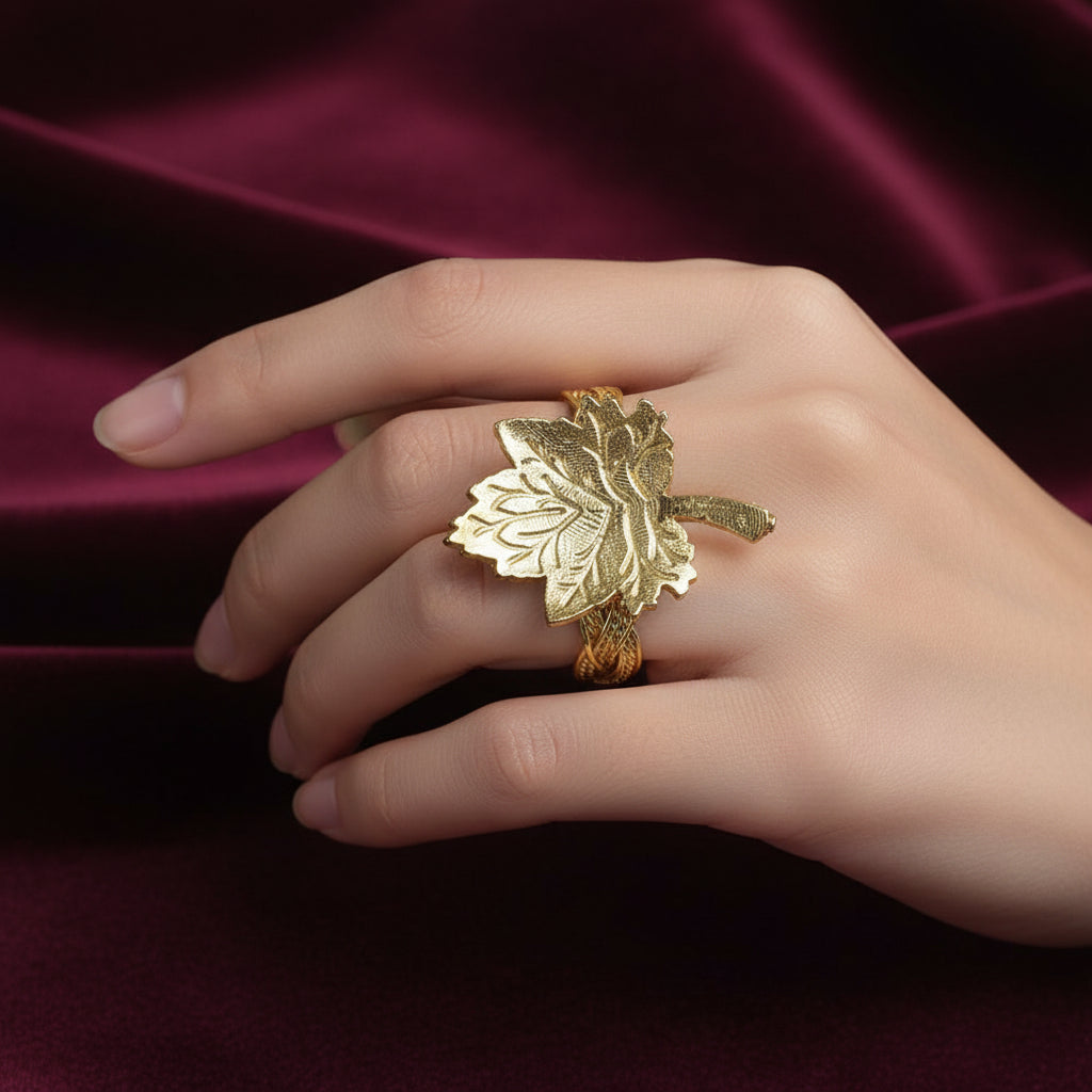 R-123 - Gold Leaf - Ring