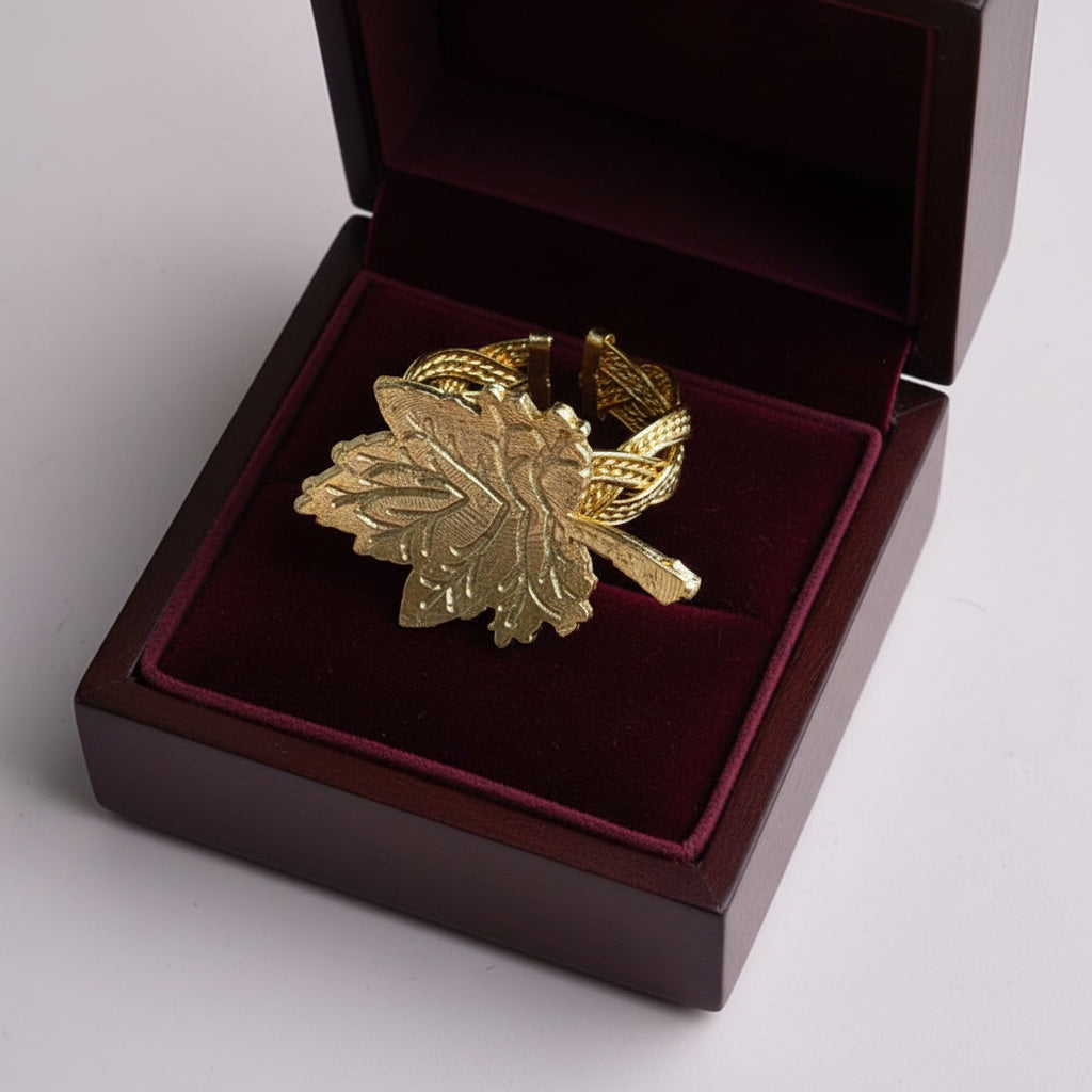 R-123 - Gold Leaf - Ring