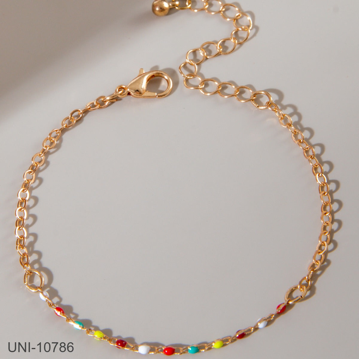 UNI-10786 - Multi Colors Gold - Bracelet