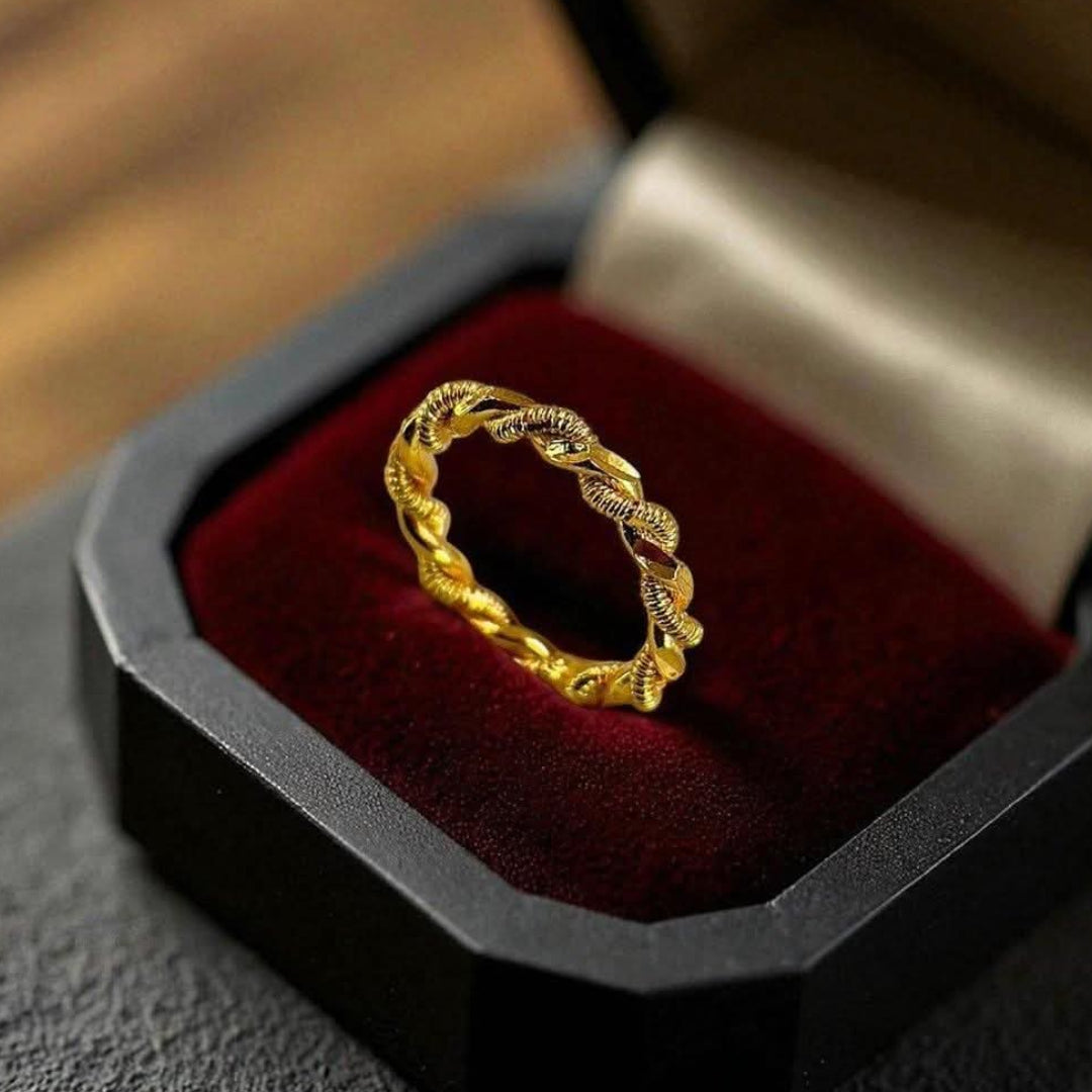 R-101 - Twisted Luxury Gold - Ring