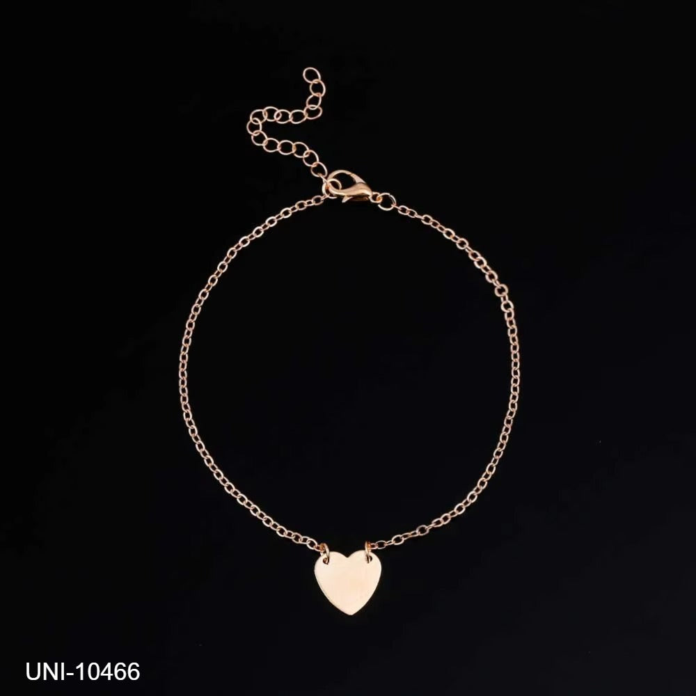 UNI-10466 - Gold Heart - Bracelet