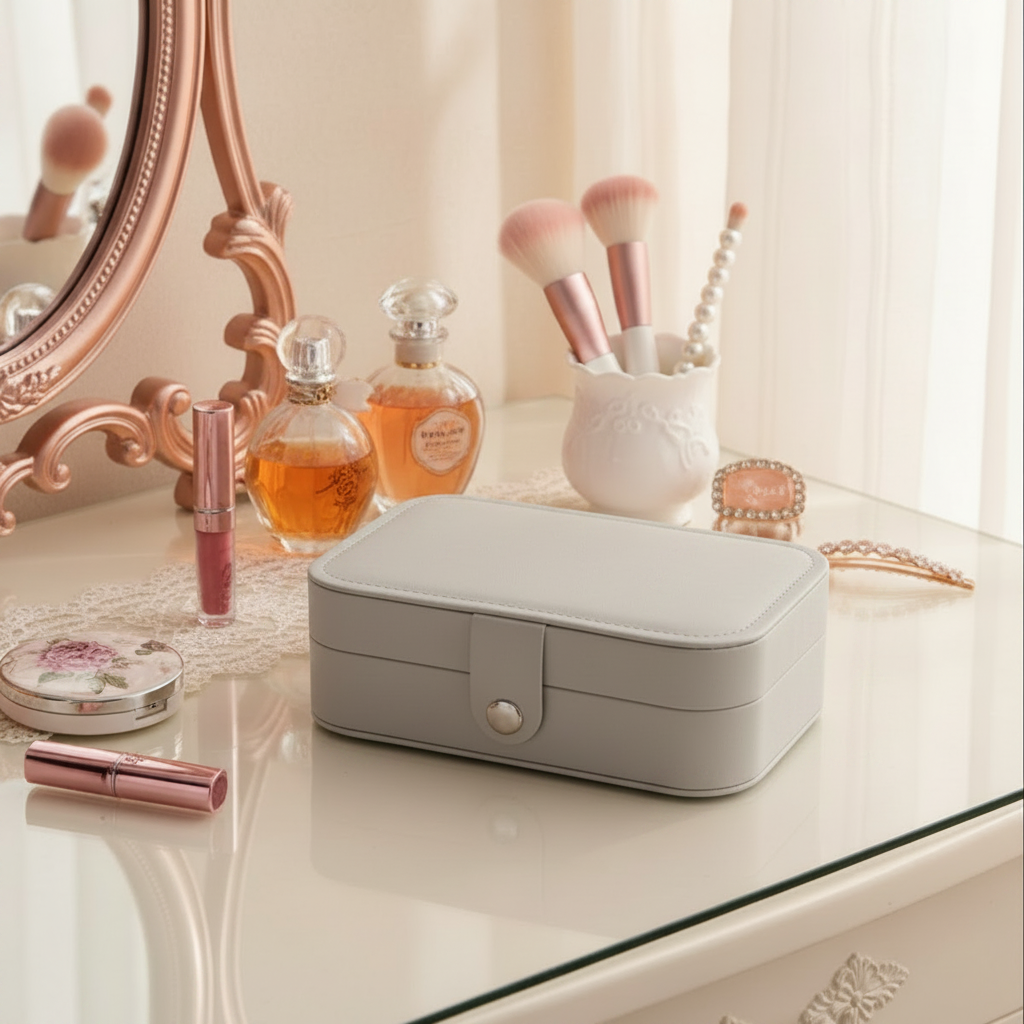JJ - 11025 - Grey Large - Jewelry Box