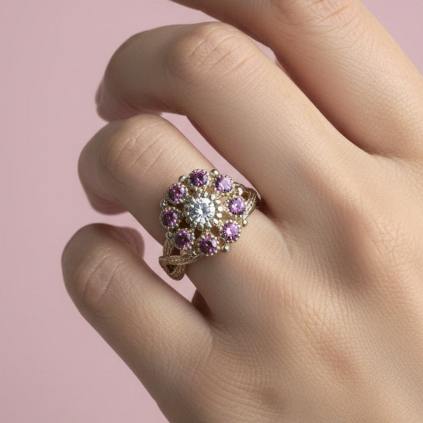 R-109 - Diamonds Silver - Ring
