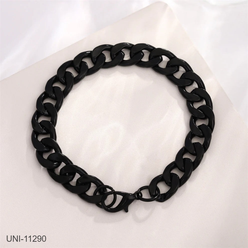 UNI-11290 - Black Chain - Bracelet