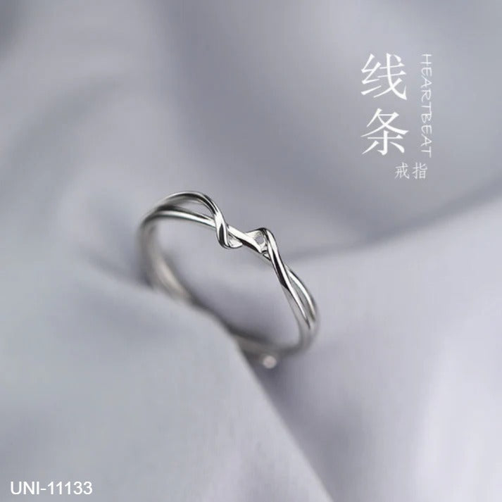 UNI-11133 - Silver Foil Ring