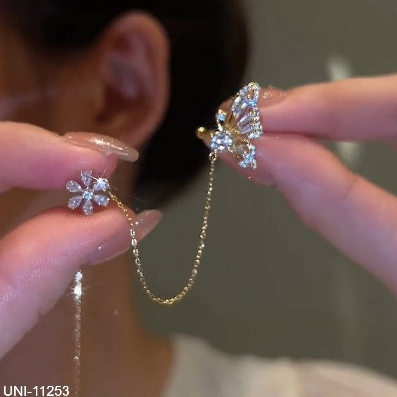 UNI-11253 - Butterfly Left Ear - Ear Cuff