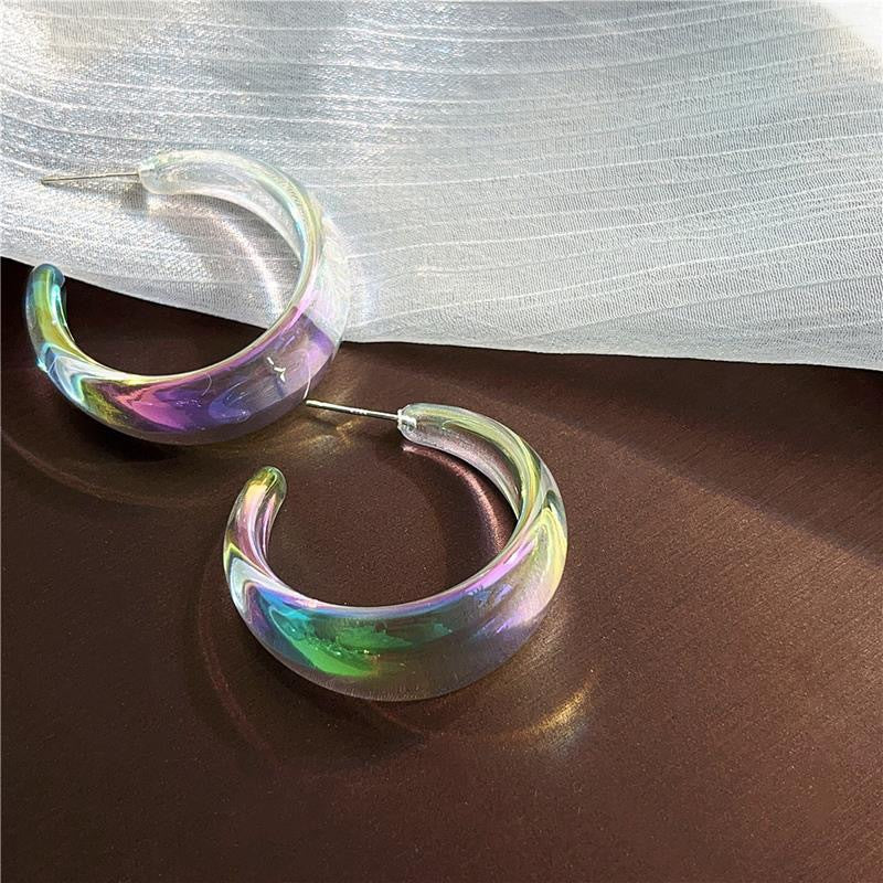 UNI-10443 - Acrylic Multi Hoop - Earring