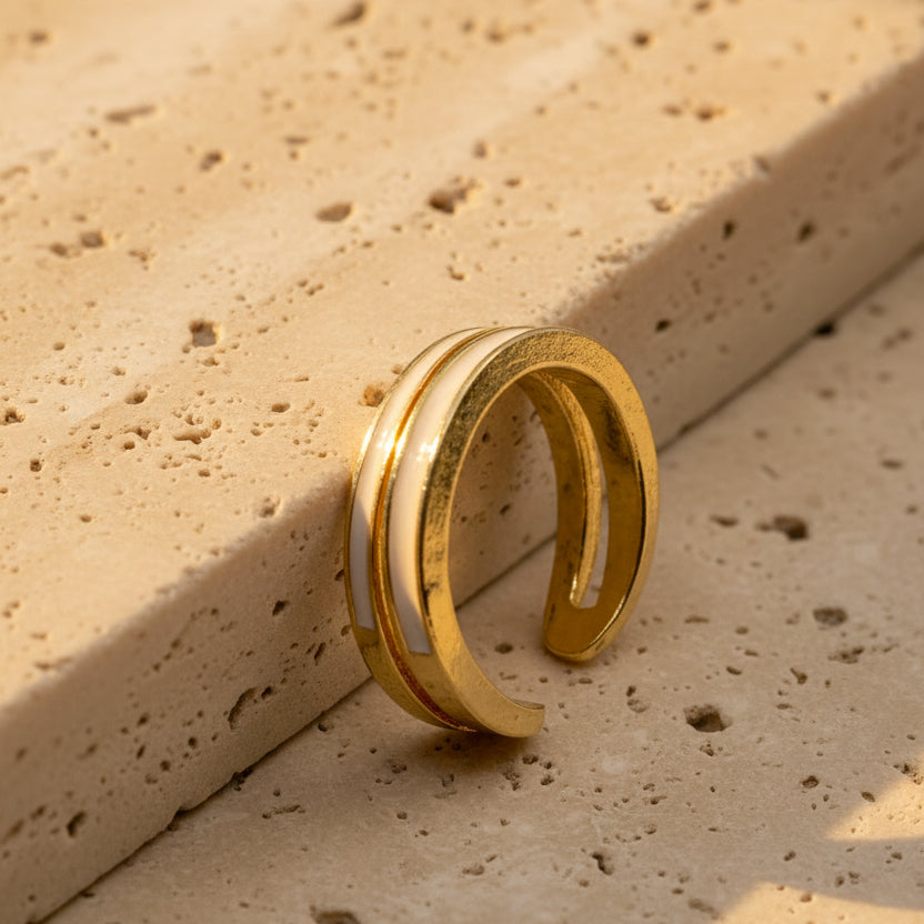 UNI-11967 - Fancy Enameled Gold - Ring