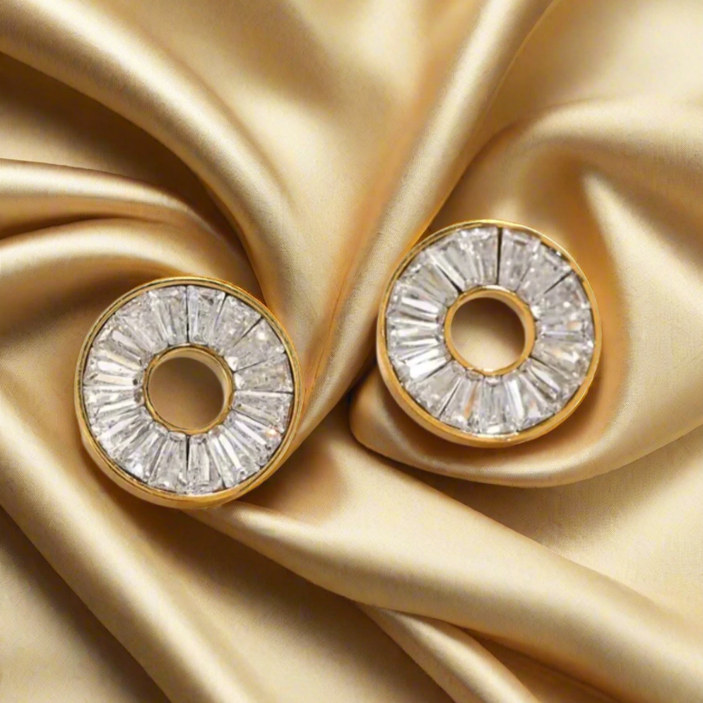SS-1016 - Blinky Diamond Gold - Earring