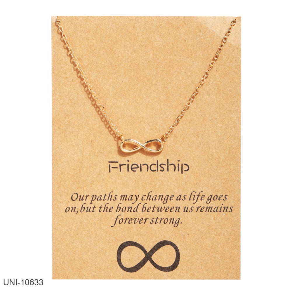UNI-10633 - Infinity Friendship - Necklace