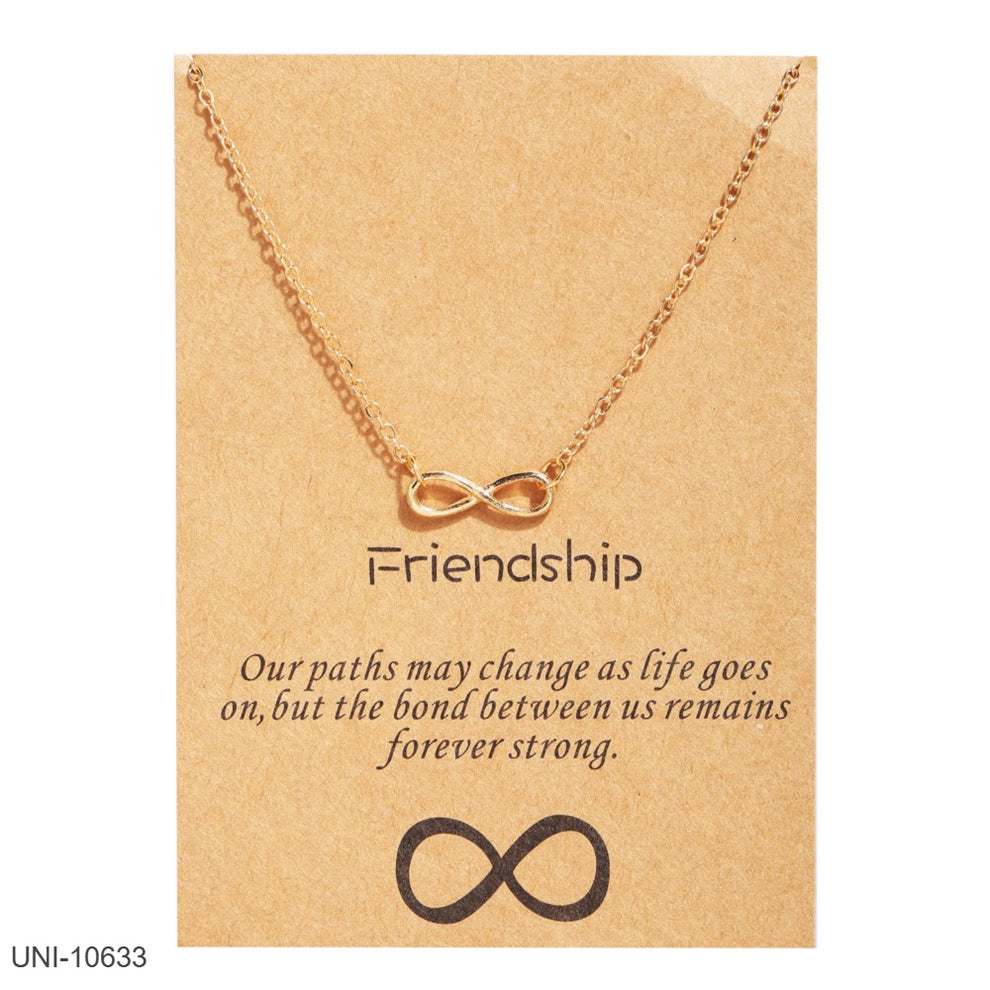 UNI-10633 - Infinity Friendship - Necklace – ABW