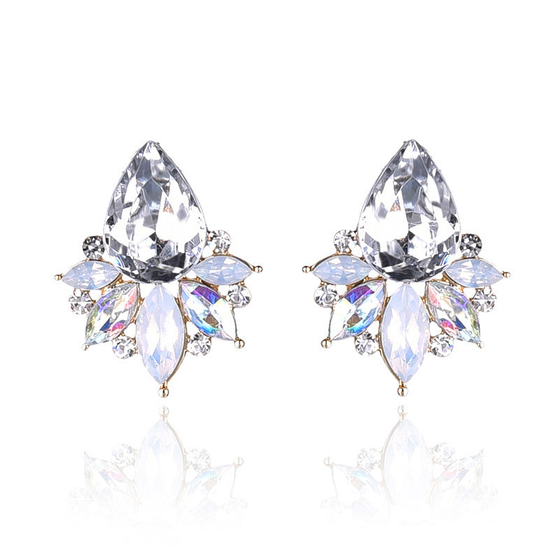 UNI-11631 -   Fancy Crystal Diamond - Earring