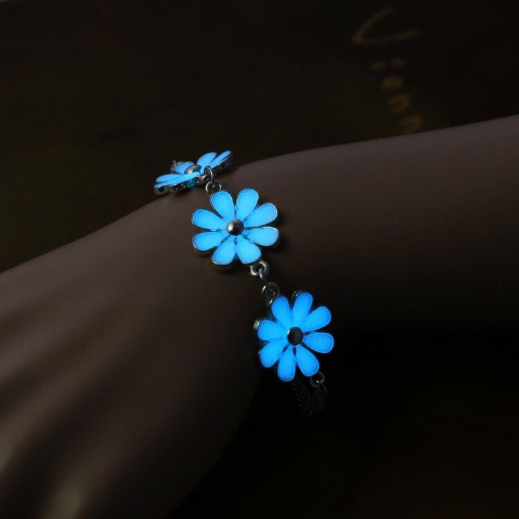 UNI-11180 - Glow In The Dark Flowers - Bracelet