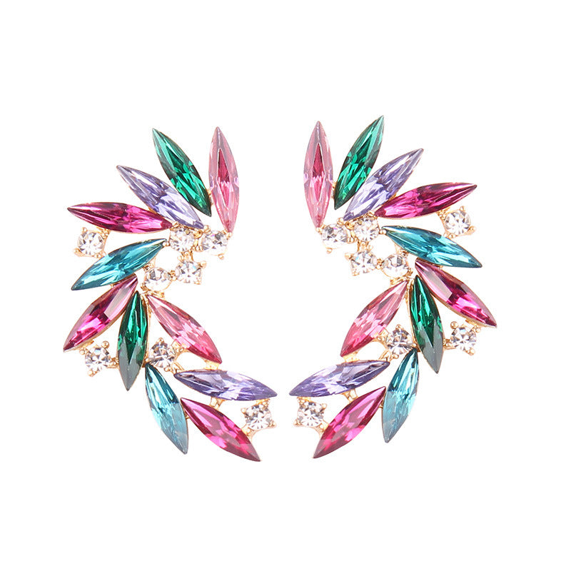 UNI-11663 - Multi Crystal - Earring