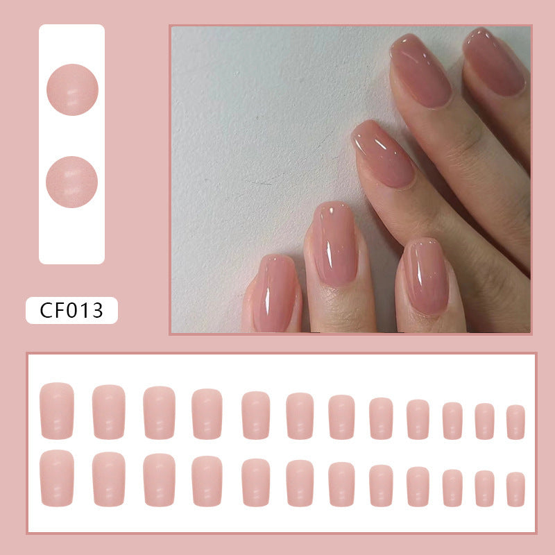 N-114 - Soft Pink - Press On Nail Set Of 24