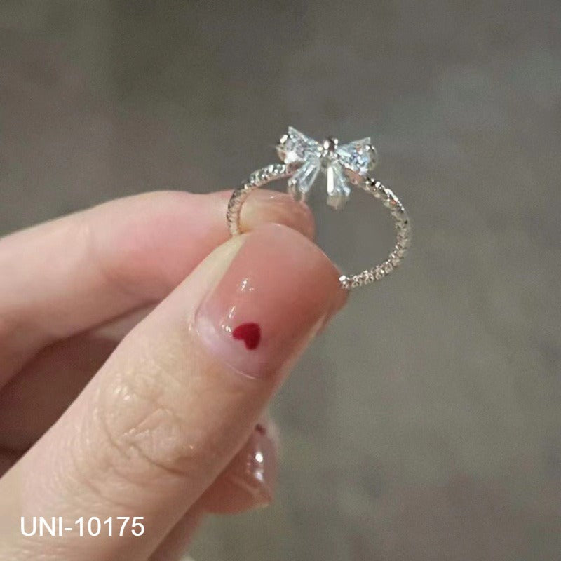 UNI-10175 - Sparkle Bow  - Ring