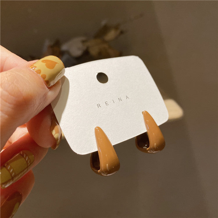 UNI-10369 - Chocolate Hoop  Earring