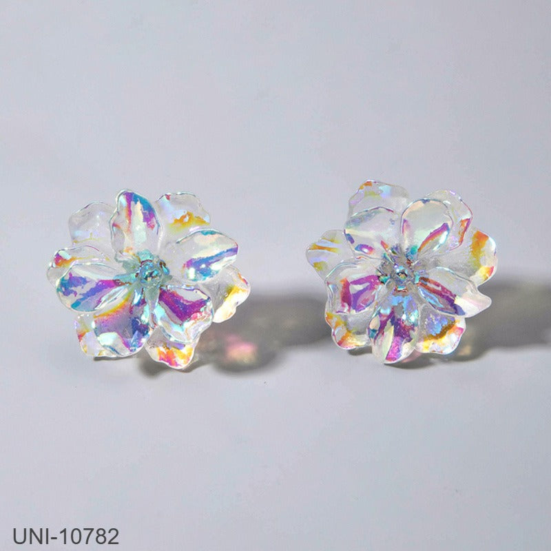 UNI-10782 - Crystal Flower - Earring