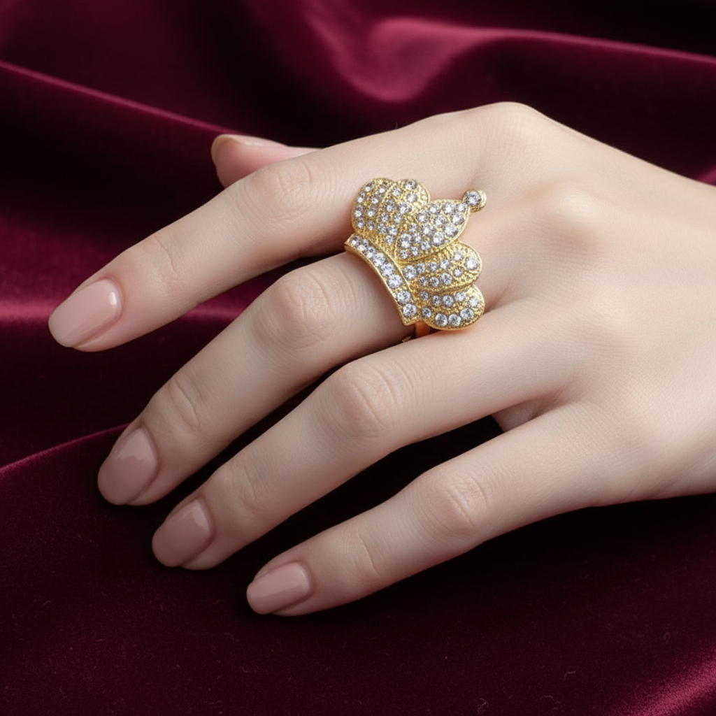 R-124 - Diamond Crown - Ring