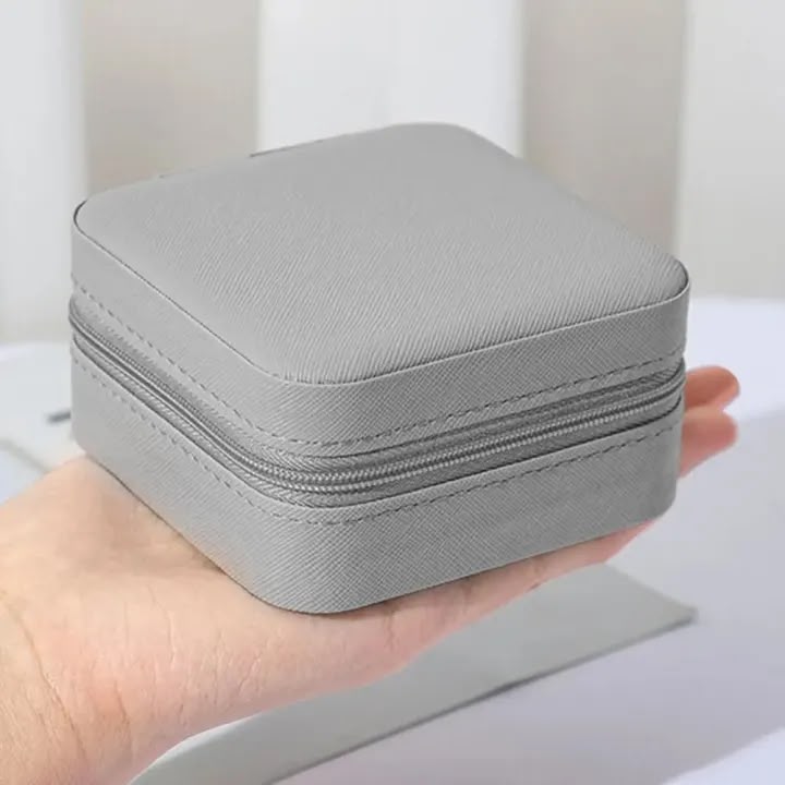 JJ - 11013 - Light  Grey  - Jewelry Box