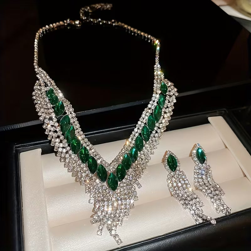 UNI-11848-11 - Luxury Diamonds - Jewelry Set Style 14