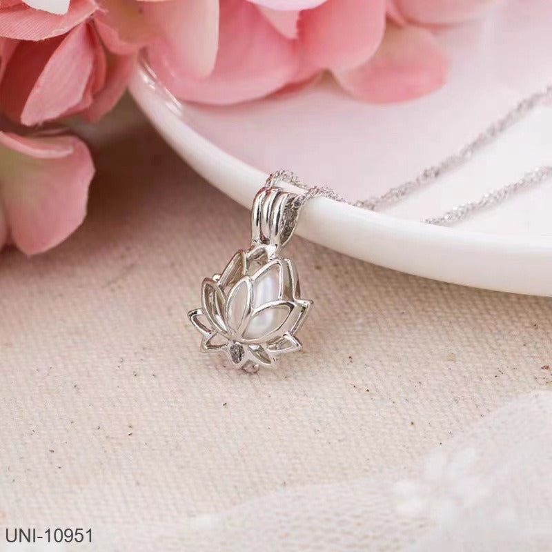 UNI-10951 -  Glow in Dark Silver - Necklace
