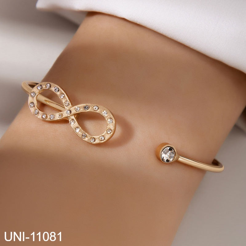 UNI-11081 - Friend Forever  Gold Bangle - Bracelet