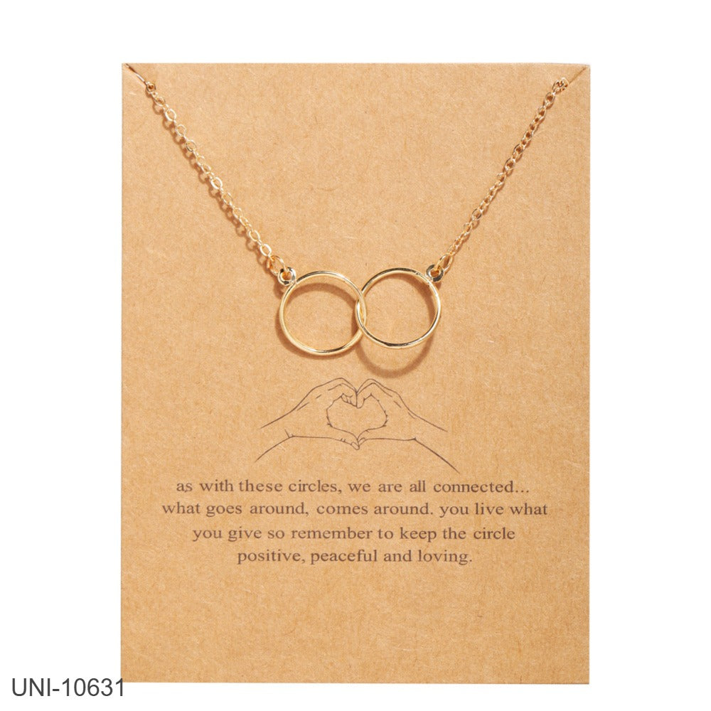 UNI-10631 - Friends Circle  - Necklace