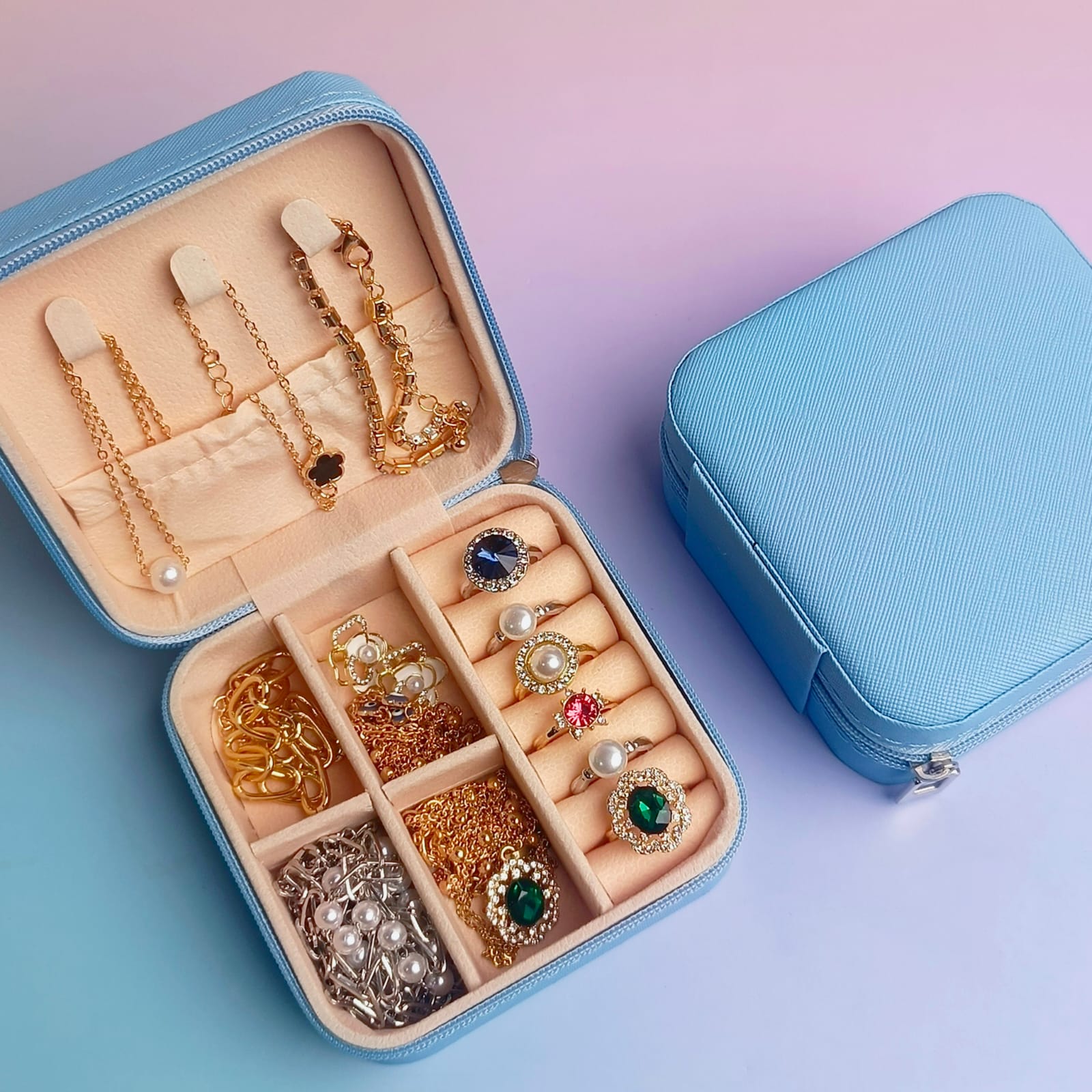 JJ - 11011 - Blue  - Jewelry Box