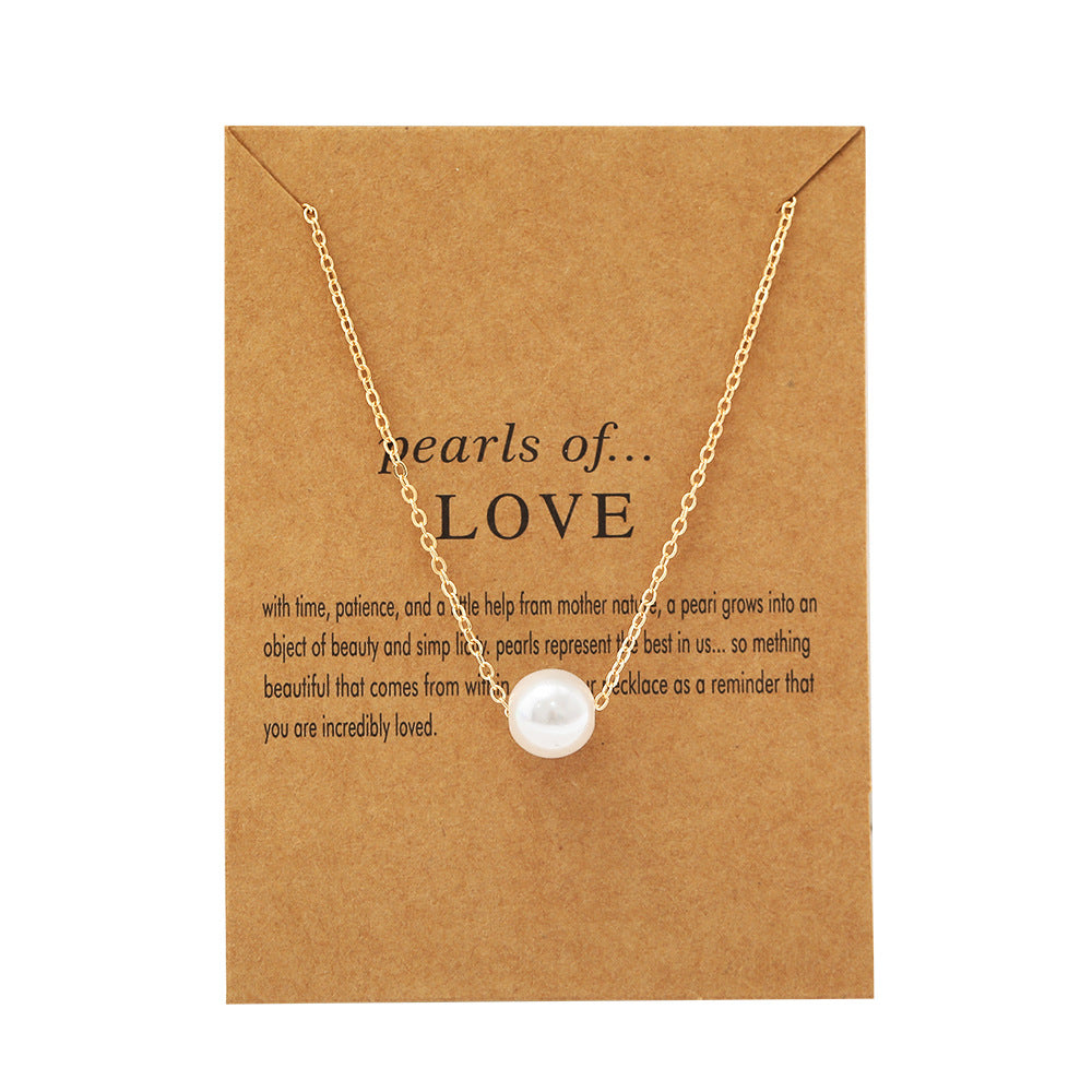 UNI-10634 - Pearls Of Love - Necklace