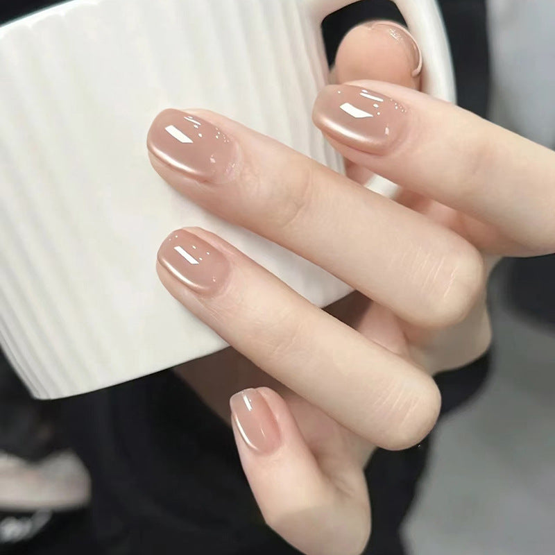 N-133 - Shiny Light Pink - Press On Nail Set Of 24