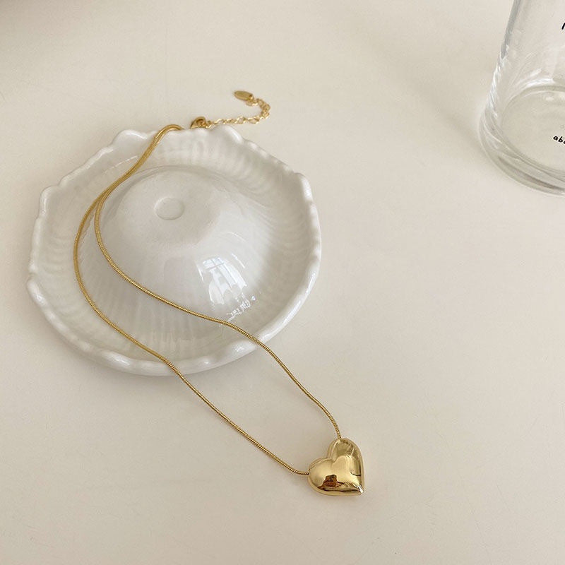 UNI-10866 - Gold Heart - Necklace