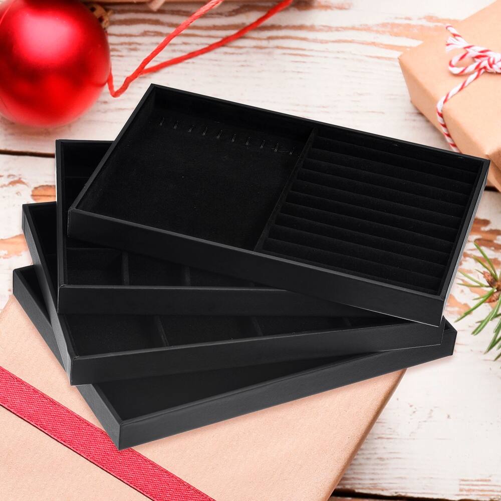 JJ-1015 - Black Velvet Jewelry Tray