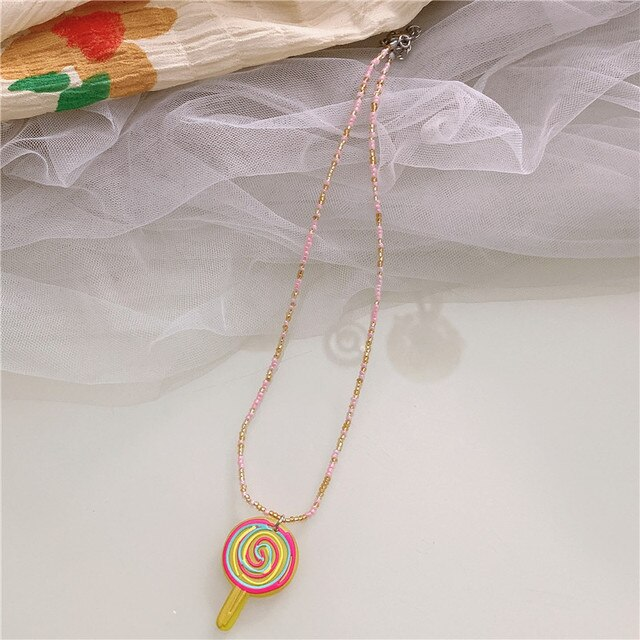 Summer Fruits Beaded - Necklace