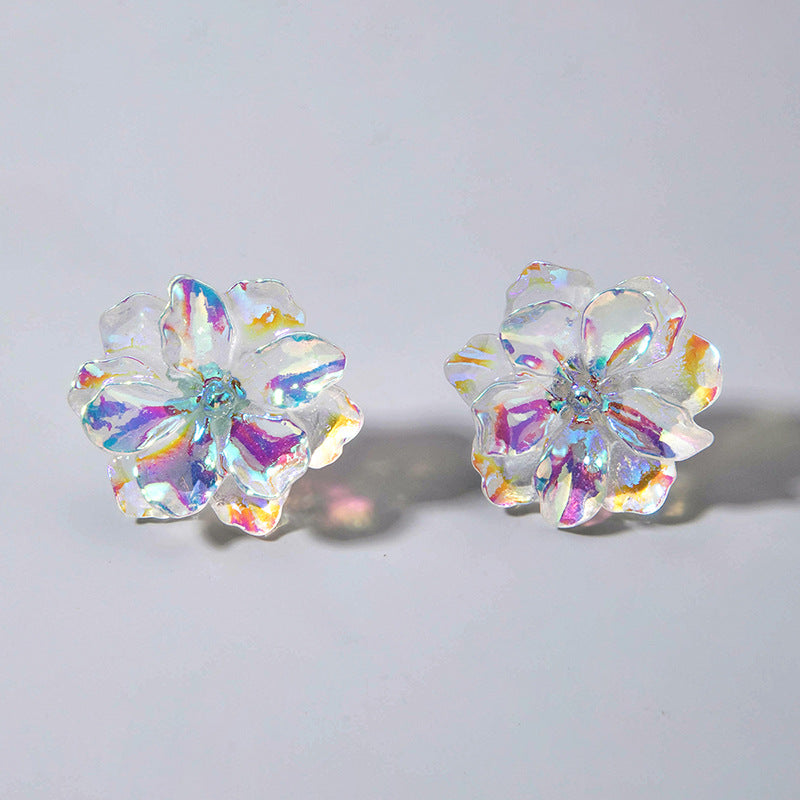 UNI-10782 - Crystal Flower - Earring