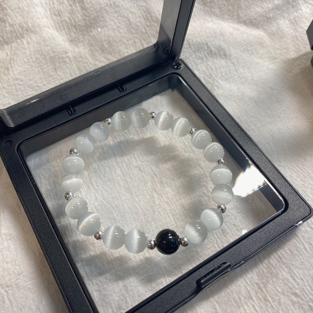 UNI-11176 - Black & Whiten Stone - Bracelet Style 1