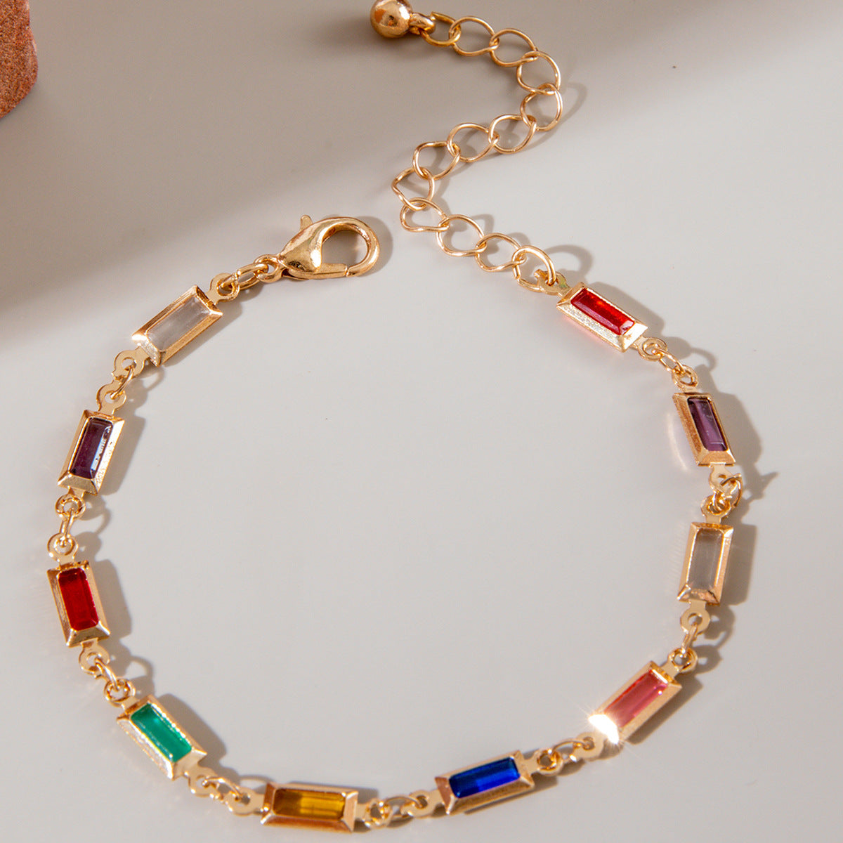UNI-10789 - Multi Gem Gold - Bracelet