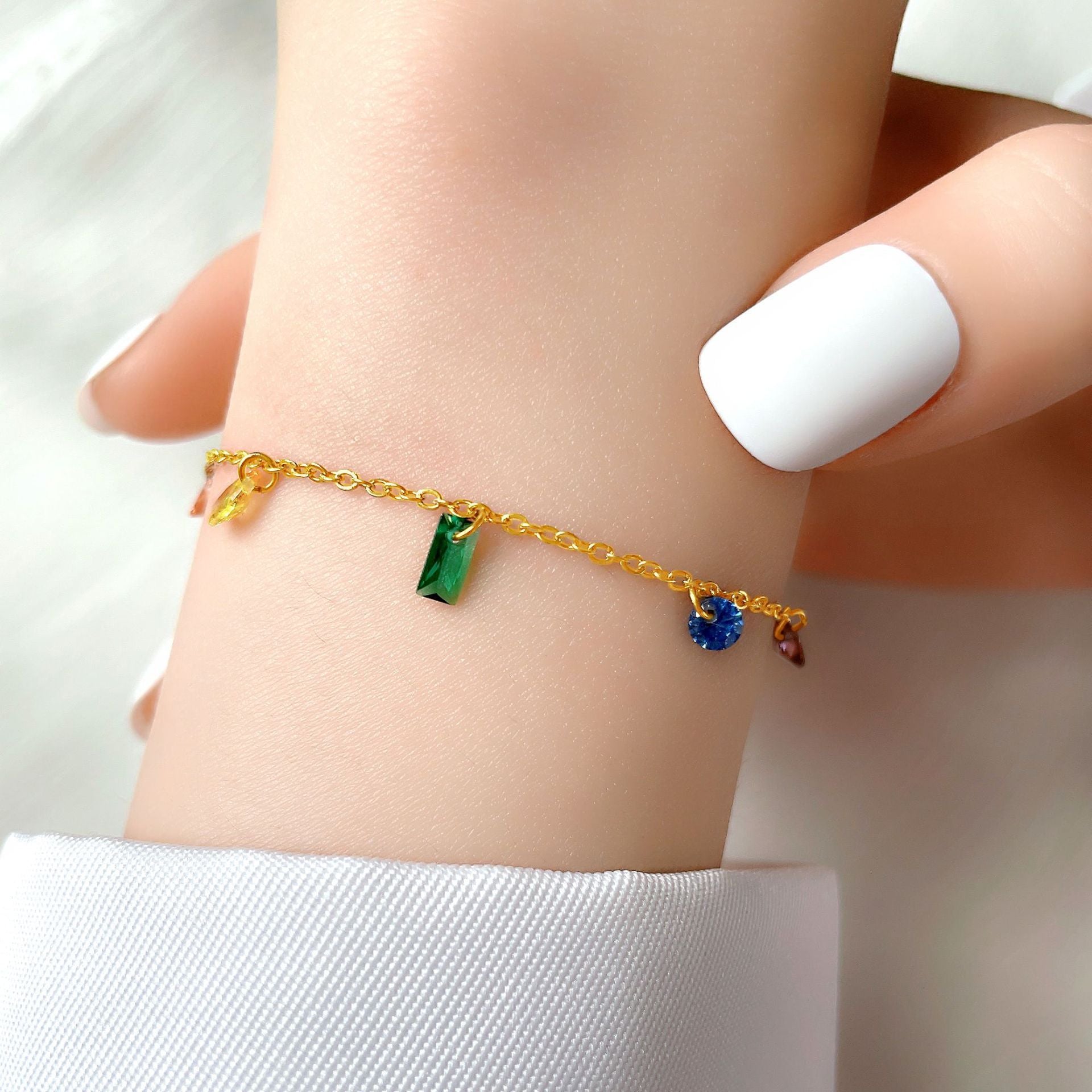 SS-11513 - Multi Gem - Bracelet