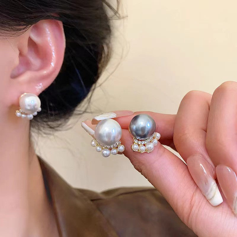 UNI-11268 - Pearly Diamonds - Earring