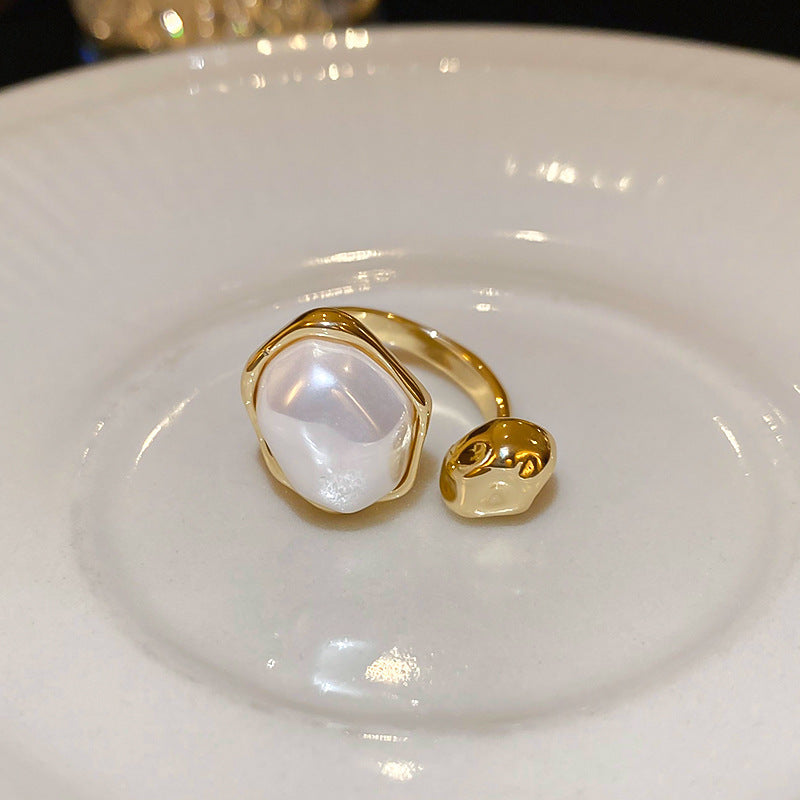UNI-11819 - Luxury Pearl Gold Foil  - Ring