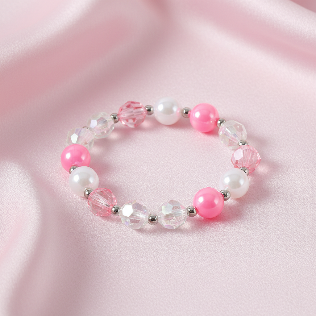 UNI-12445 -  Crystal Pastel Beads - Bracelet
