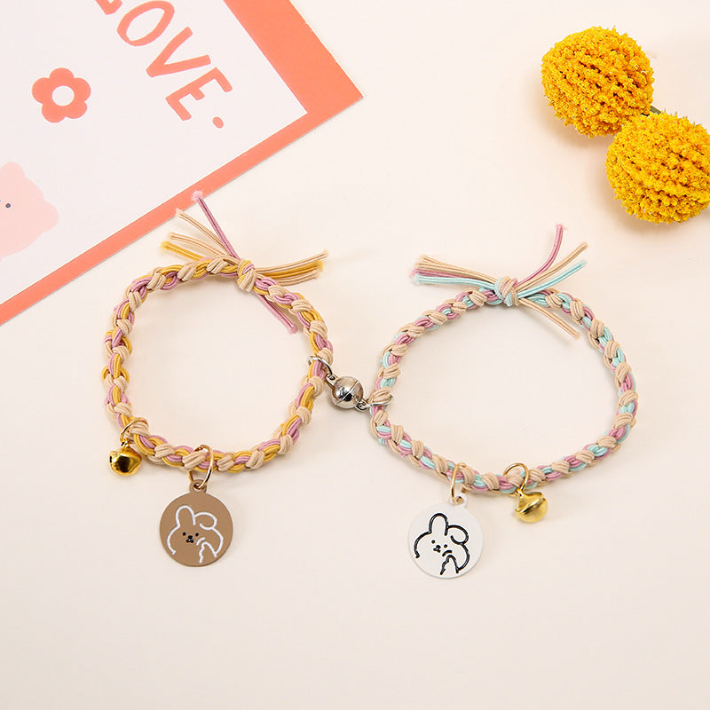 UNI-11777- Bunny Mix Color  Magnetic -  Bracelet Set Style 1