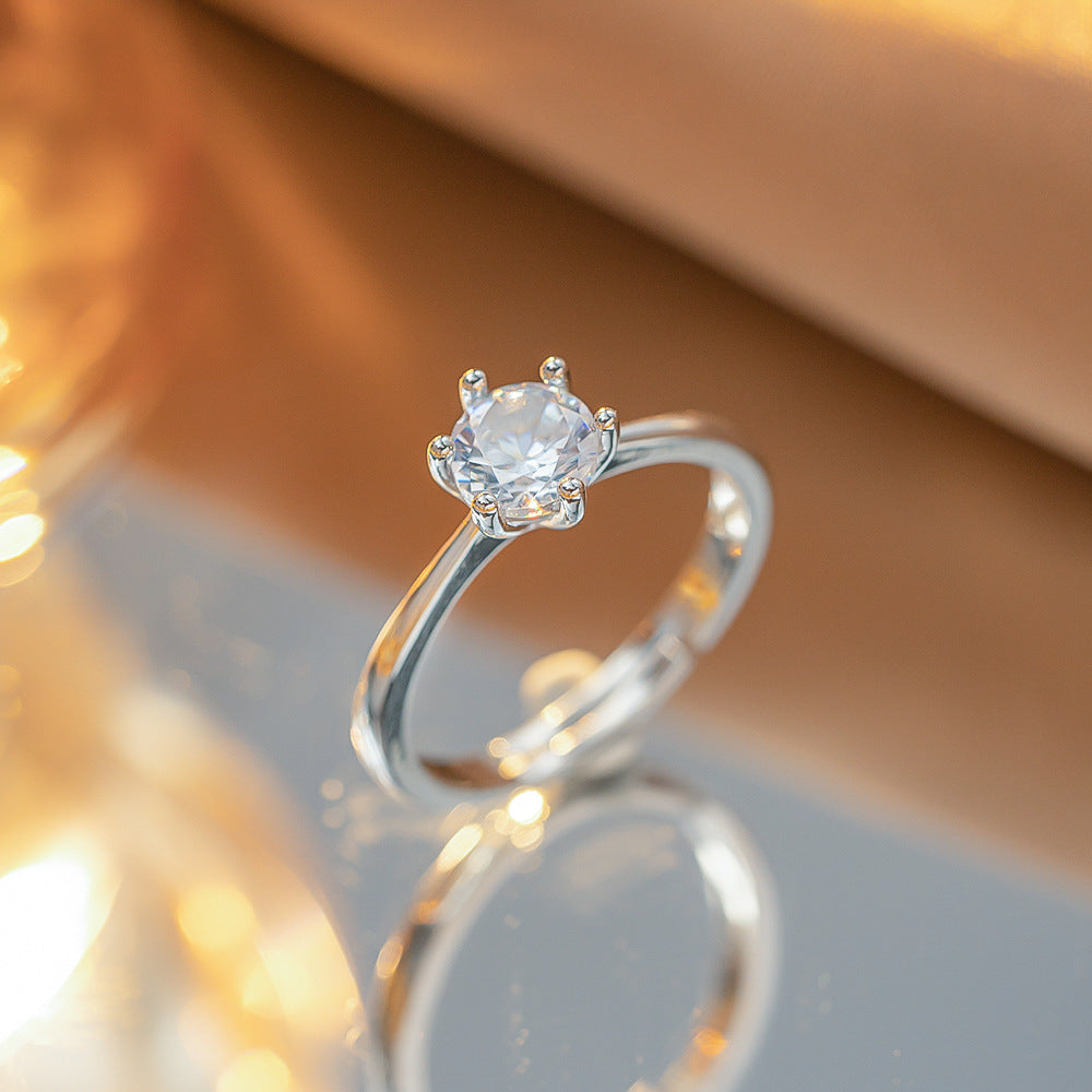 UNI-11456 - White Diamond - Ring