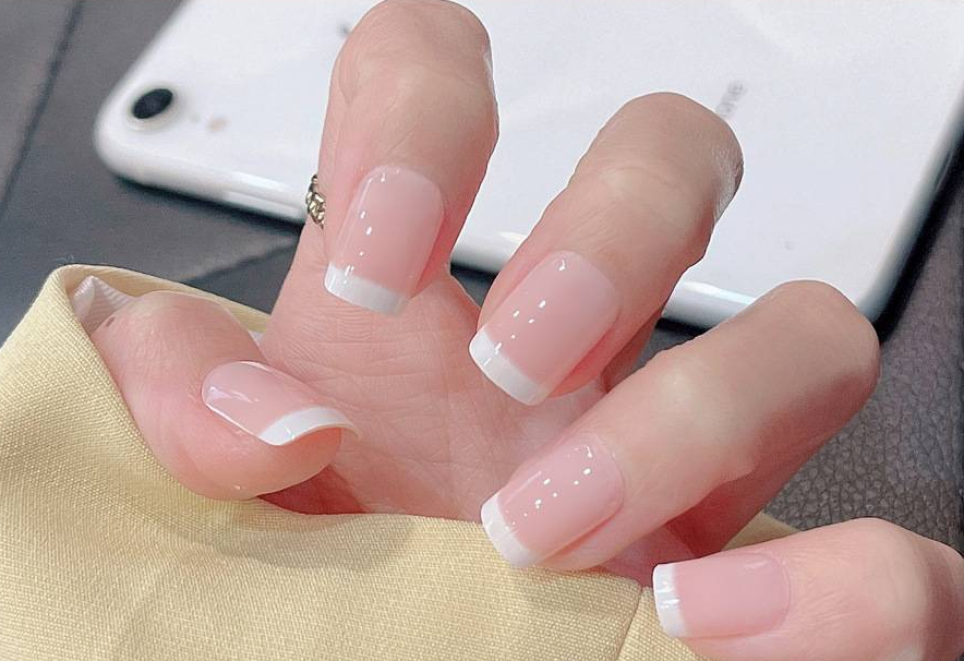 N-315 -Patel Pink - Press On Nail Set Of 24 - Free 24 Pcs Sticker Sheet Included