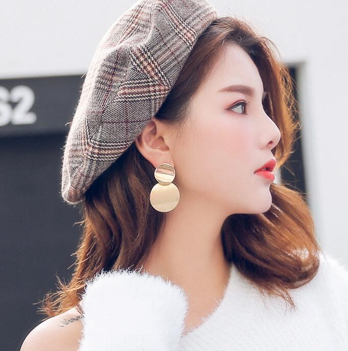 UNI-10415 - Glam Foiled Gold  - Earring