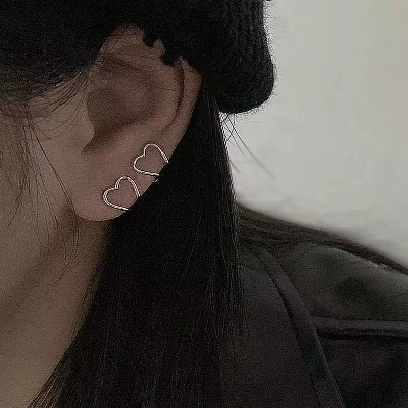 UNI-12221 - Silver Ear Cuff - Earring