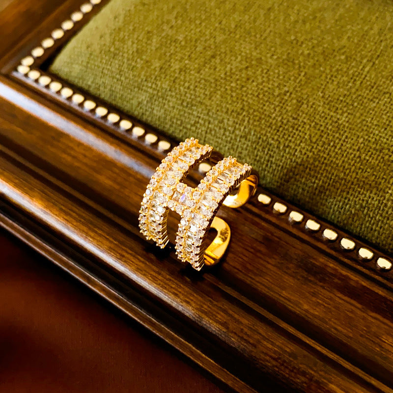 UNI-11822 - White Diamonds Luxury Gold - Ring