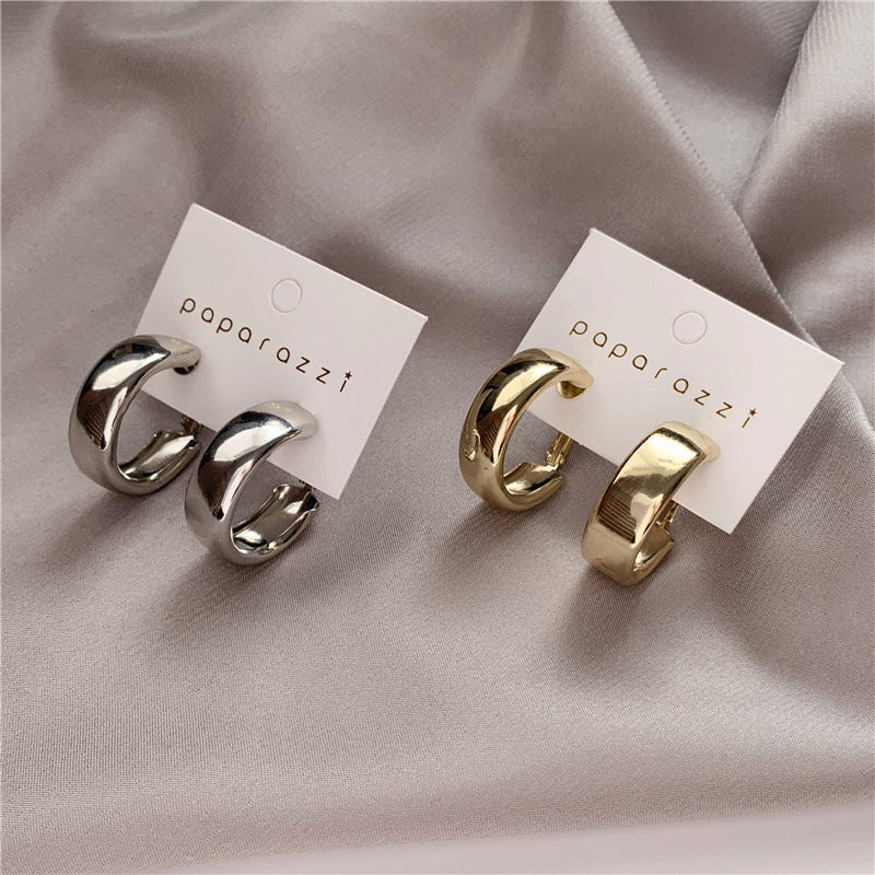 UNI-11009-10 - Foiled Hoop - Earrings