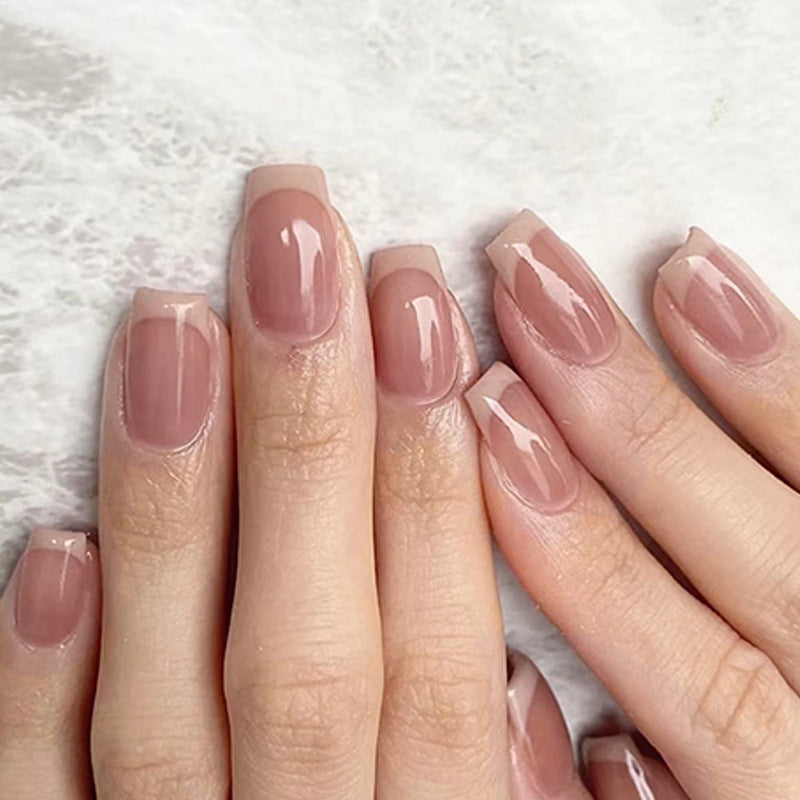 N-105- Rose Pink - Press On Nail Set Of 24
