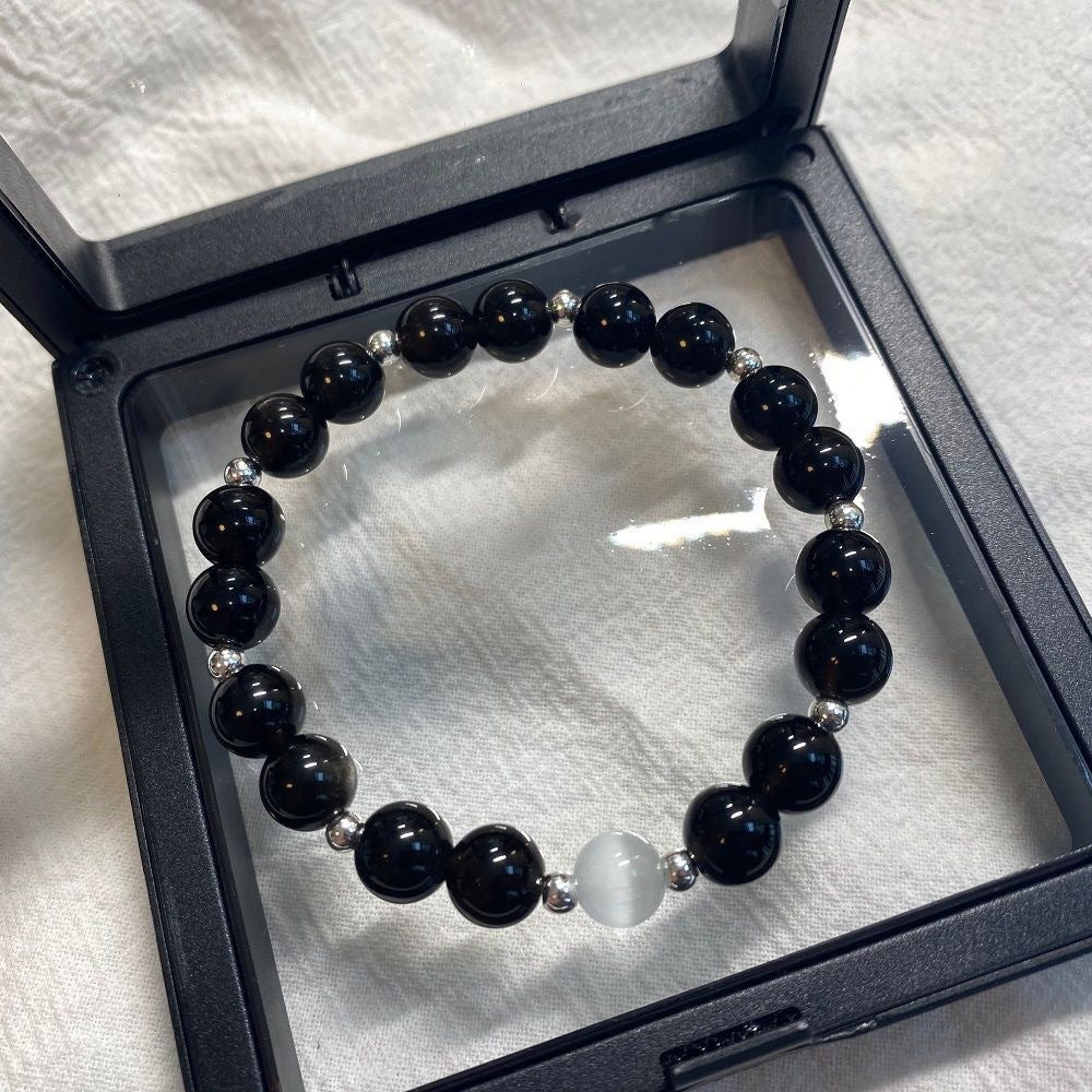 UNI-11177 - Black & Whiten Stone - Bracelet Style 2